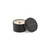 Hutwoods Vetiver, Leather & Cedarwood Black Travel Tin Candle Small 120g 25 Hours Burn Time - The Gift Company