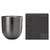 Hutwoods Vetiver, Leather & Cedarwood Matte Black Vessel Candle Extra Large 200+ Hours Burn Time - The Gift Company