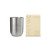 Hutwoods Frankincense & Myrrh Silver Vessel Candle 375g 80+ Hours Burn Time - The Gift Company