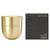 Hutwoods Peony & White Rose Brass Vessel Candle Extra Large 200+ Hours Burn Time - The Gift Company