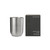 Hutwoods Magnolia, Violet & Musk Silver Vessel Candle 375g 80+ Hours Burn Time - The Gift Company