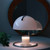 Retro Glass Table Lamp with Metal Mesh Shade