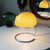 Retro Glass Table Lamp with Metal Mesh Shade