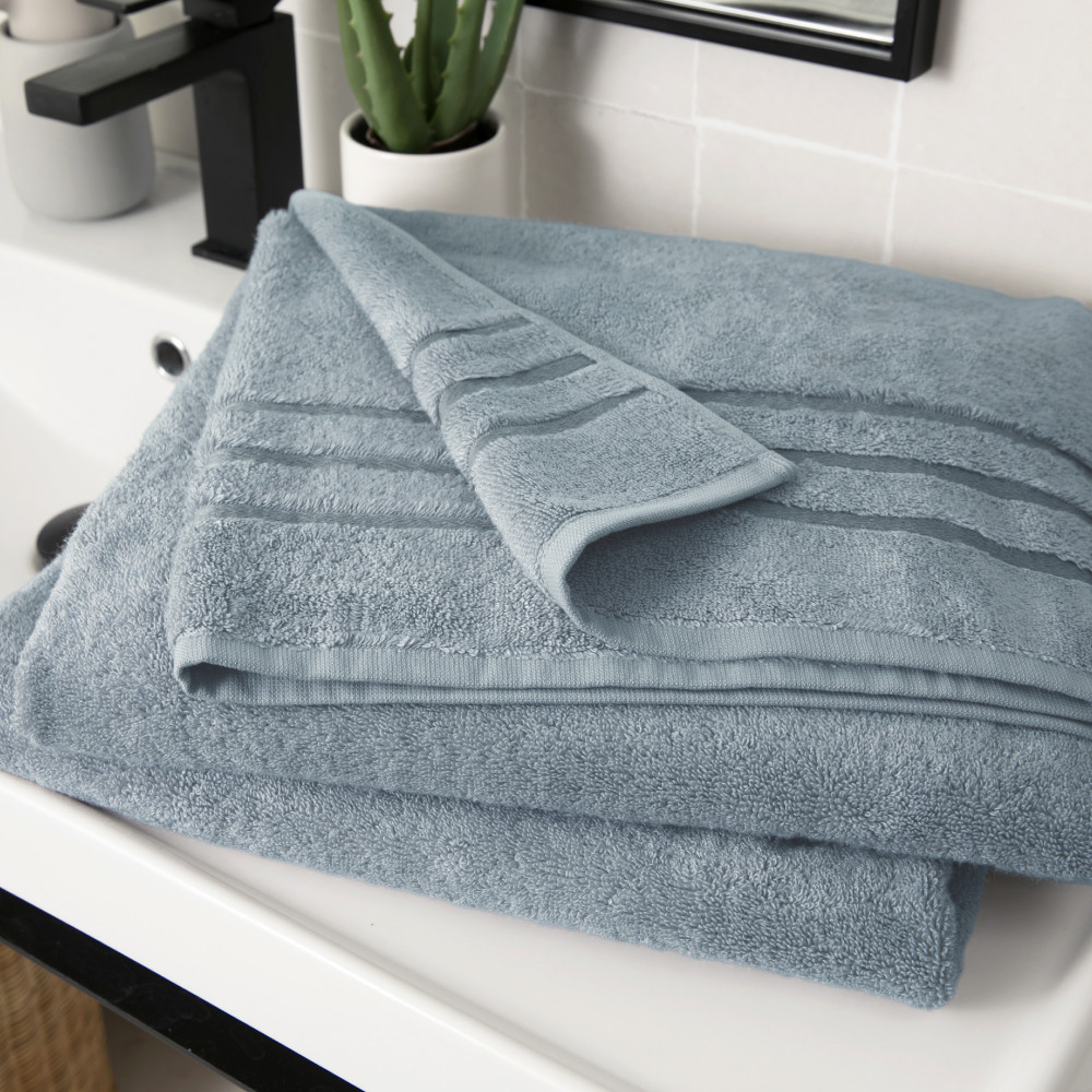 Bamboo Bath Sheet - Blue Lagoon - Cariloha, image size:1000x1000