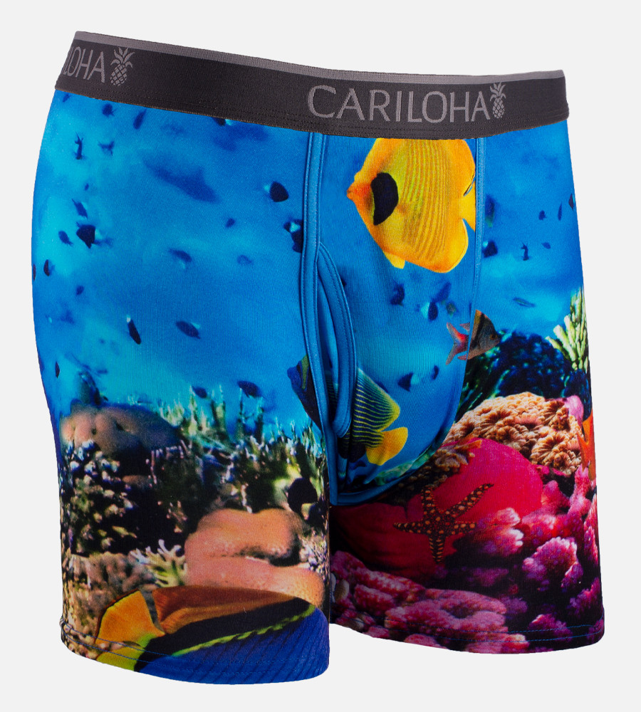 Bamboo Boxer Briefs - Ocean Scene