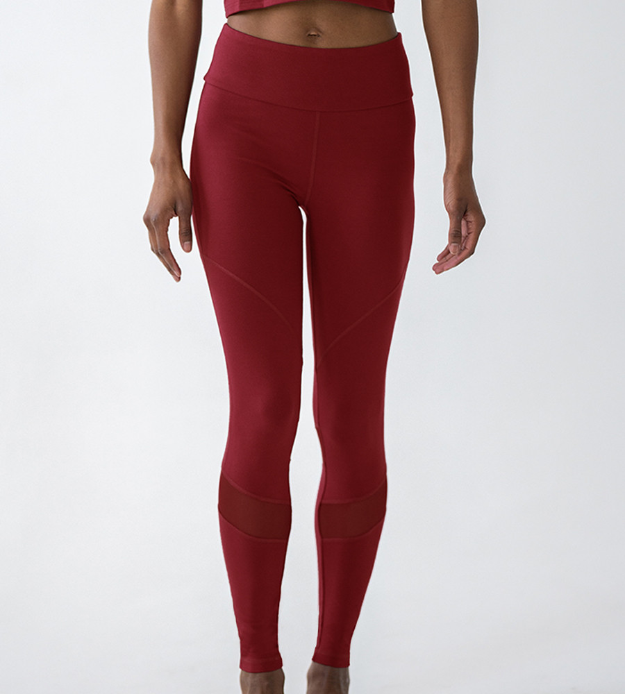 lululemon athletica, Pants & Jumpsuits, Lululemon Mesh Training Tights  Burgundy