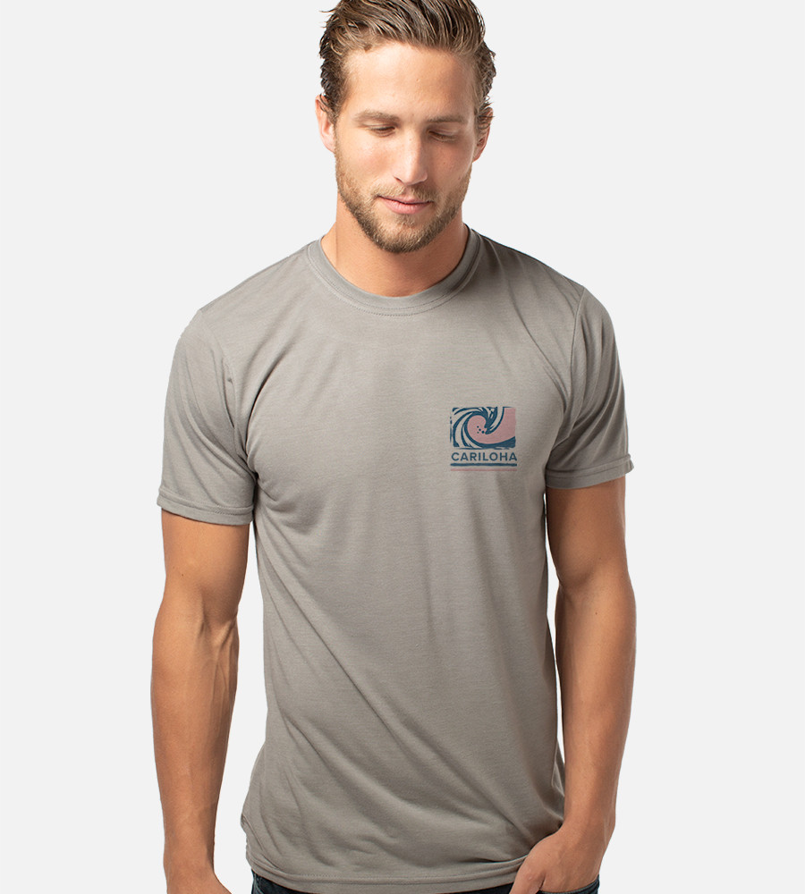Bamboo Comfort Crew Tee - Surf Haven - Gray