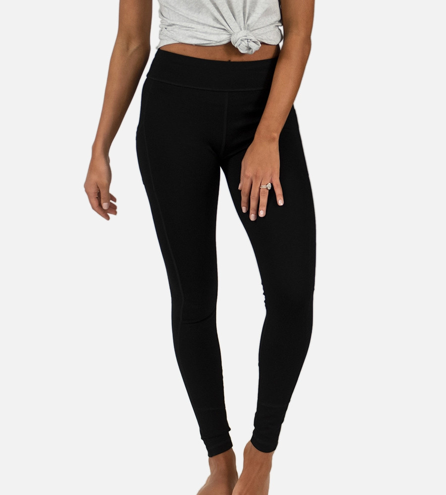 High Waisted Black Athletic Leggings With Pockets – Anchored Faith, LLC