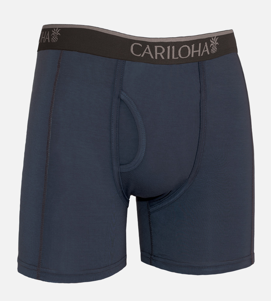 Bamboo Boxer Briefs - Steel Blue