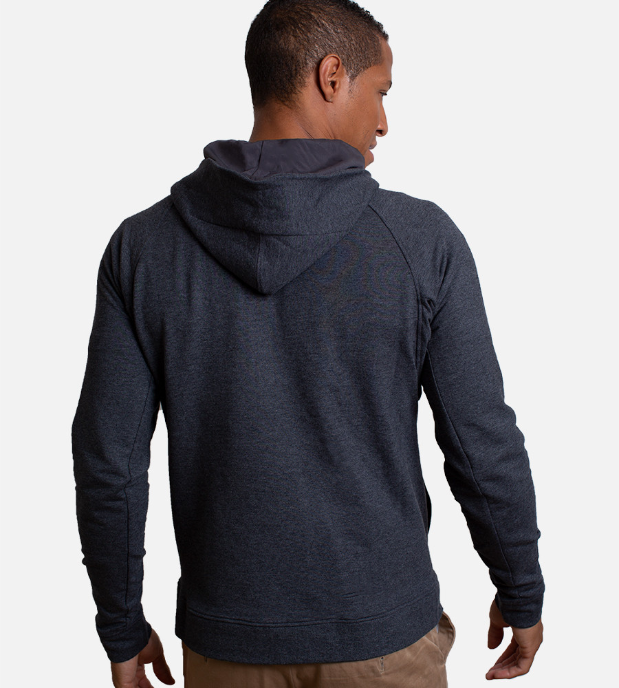 CRZ YOGA Men's Cotton Zip-up Hoodie Thick Terry Essentials Athletic Casual  Hoodies Zip Hooded Jackets Sweatshirt with Pockets Anthracite Small at   Men's Clothing store