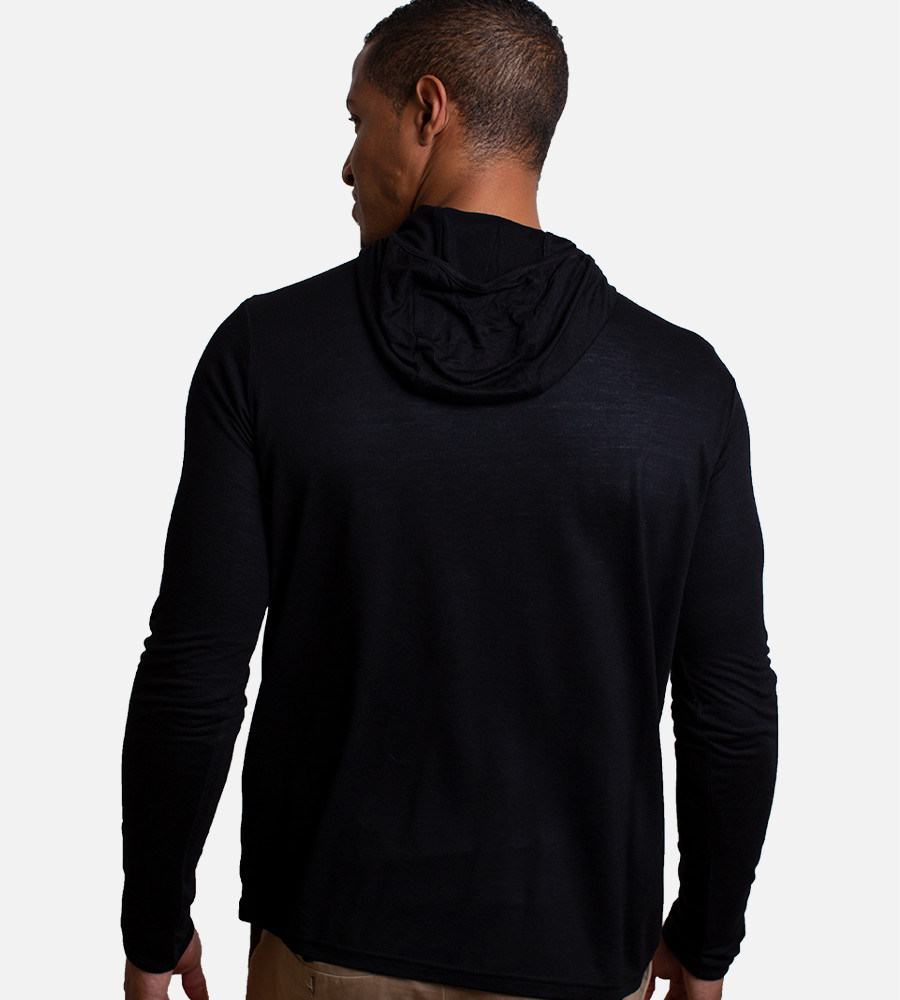 Long Sleeve Crossover Hoodie