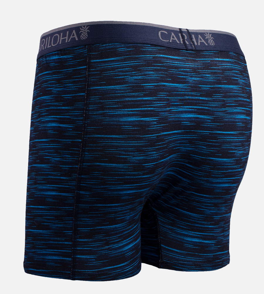 Bamboo Boxer Briefs - Cadet Blue Stripe