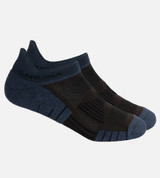 Bamboo Tab Athletic Sock - Navy Heather/ Carbon