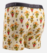 back view of boxers with cactus print