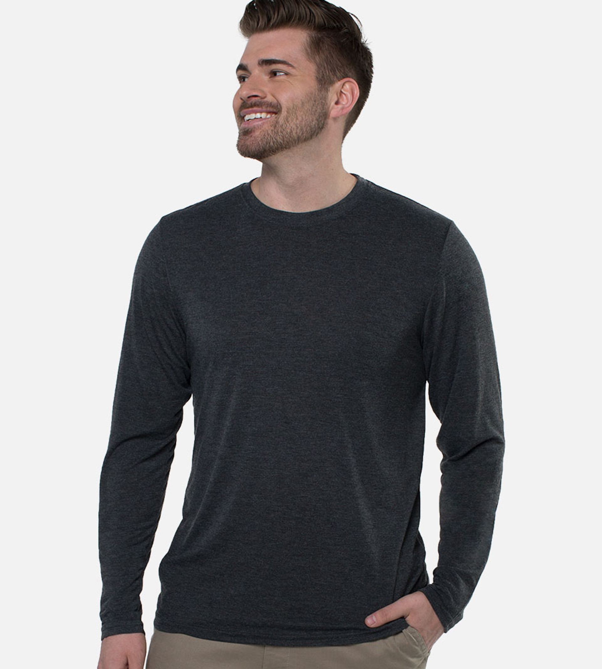 Bamboo Long Sleeve Crew Tee | Cariloha