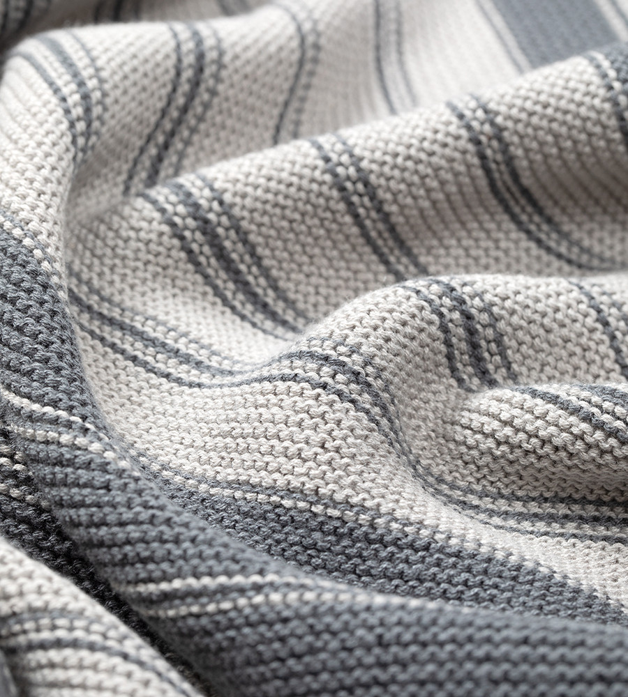 Fog linen Bamboo knit blanket main image 0