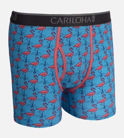 Bamboo Boxer Briefs - Flamingos