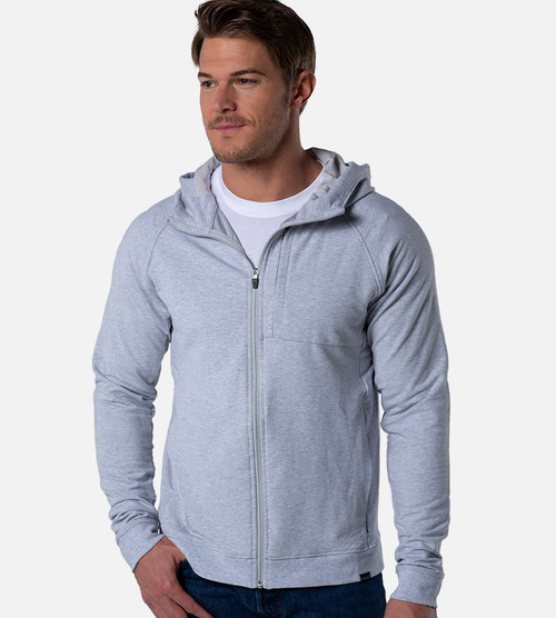 MEN'S BOBBY HEATHER GREY 1/4 ZIP