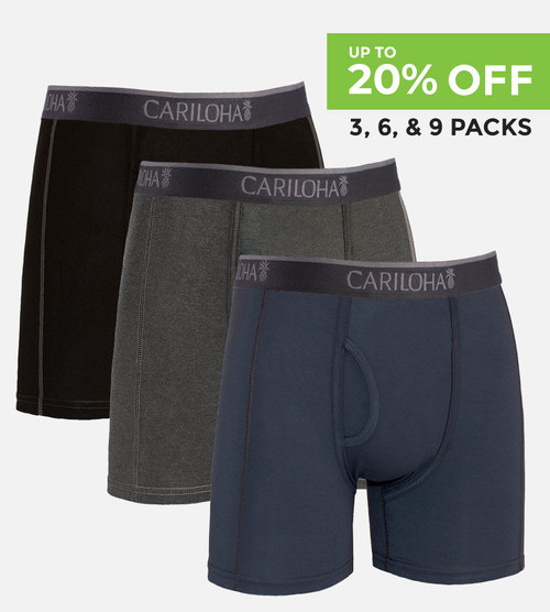 Hipster Fitted Bamboo Boxers (Mink Grey)