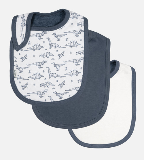 dino bib set of 3