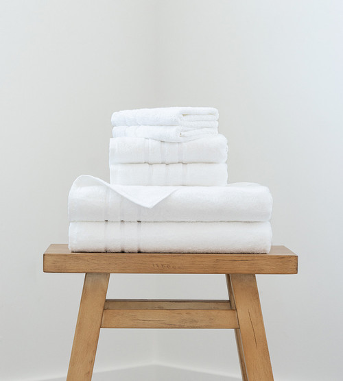 Basketweave Bath Towel (30 X 60) (White) - Set of 2 - Bed Bath & Beyond -  35570652