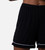close-up on shorts of black sleep set