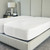 bed made with mattress protector