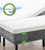 corner view of resort mattress with certi-pur us stamp