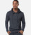 men's carbon heather bamboo hoodie pullover