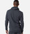 back view of guy wearing carbon heather hoodie