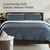 luxuriously soft sateen weave finish