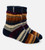 vintage stripe softy sock on foot model