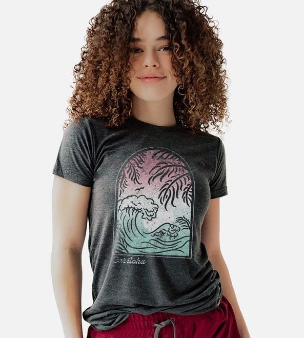 Lenina ♥ CALLA city print T-shirt /追跡付 COTTON T-SHIRTS_CITY COUNTRY CITY_BLACK | CITY