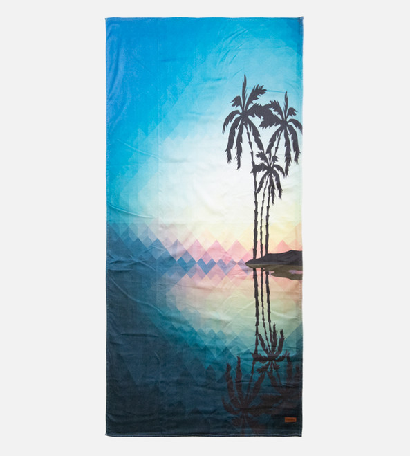 geo palm beach towel