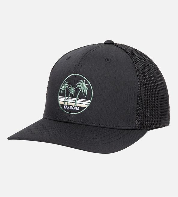 front view of aloha palms hat