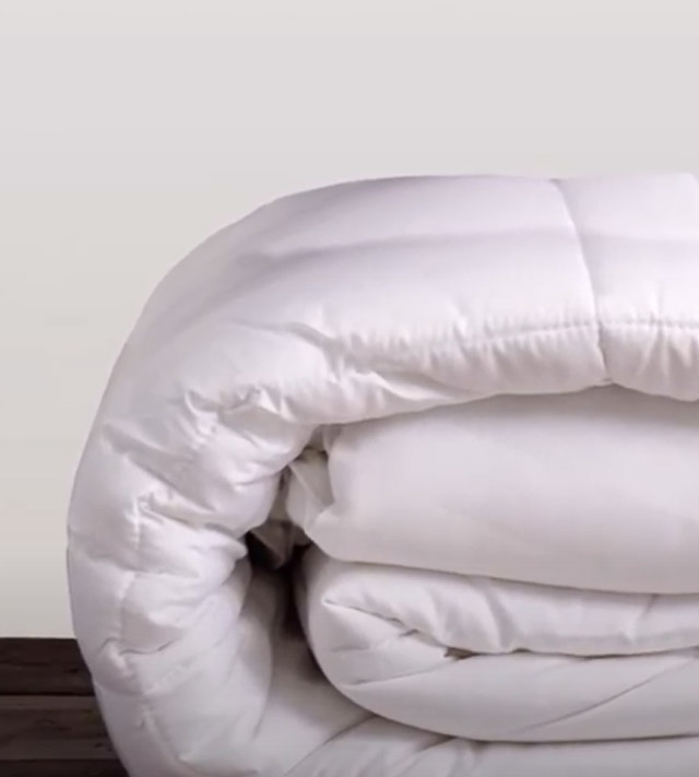 Enjoy a better night’s sleep with a luxuriously soft, sustainable duvet comforter Video