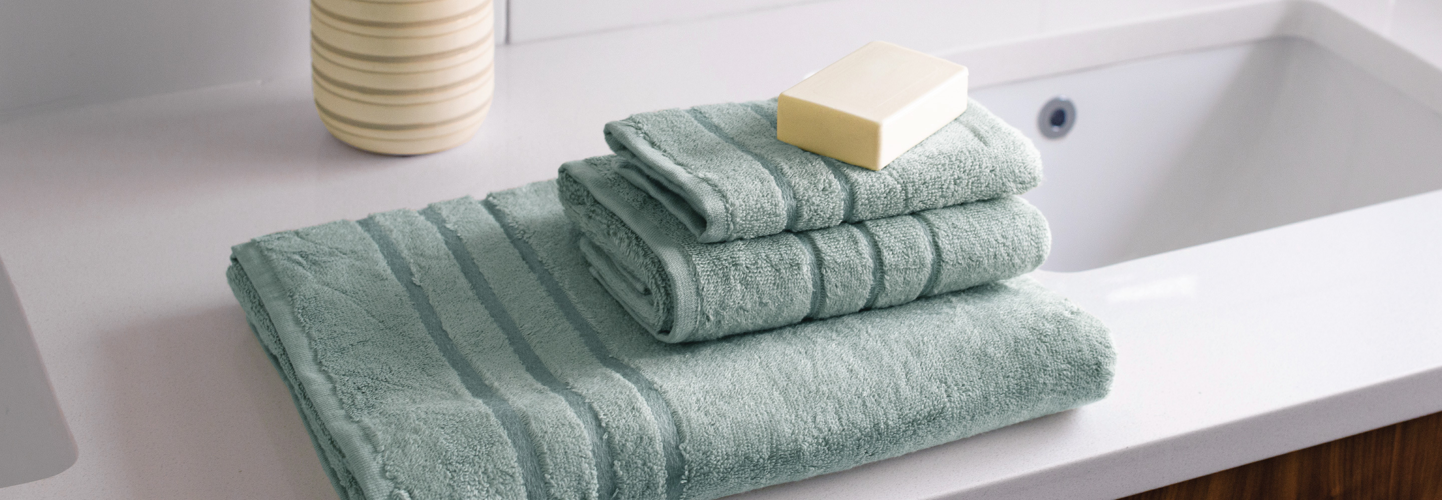 Cariloha Bamboo Hand Towel Set | White 3 PC