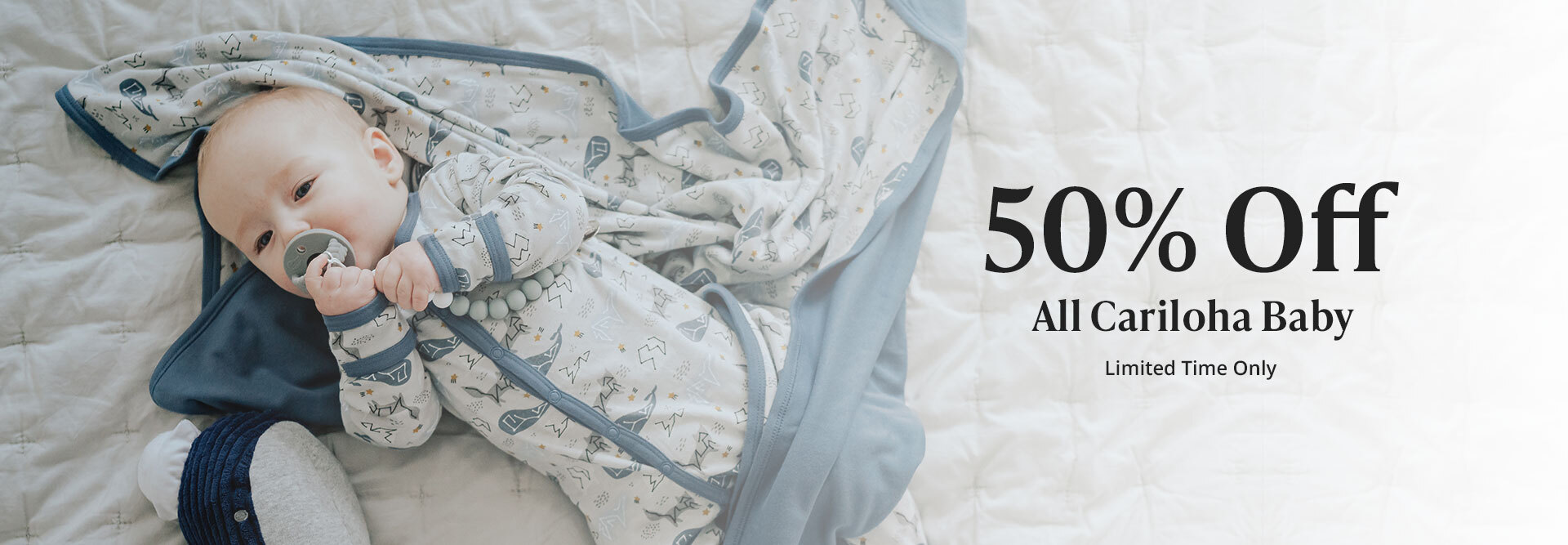 50% off all Cariloha baby