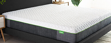 resort mattress and mattress box in a modern house