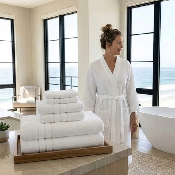 Free Waffle-Knit Robe offer