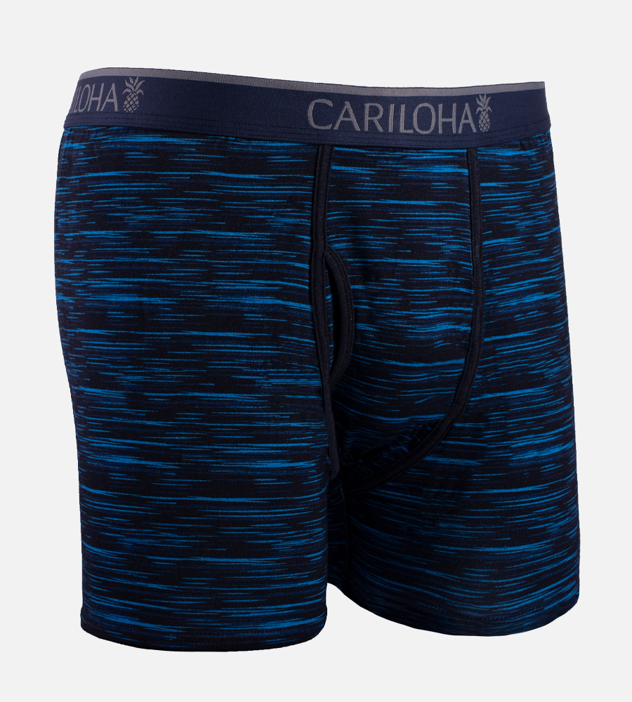 New Look - Boxer in raso blu navy