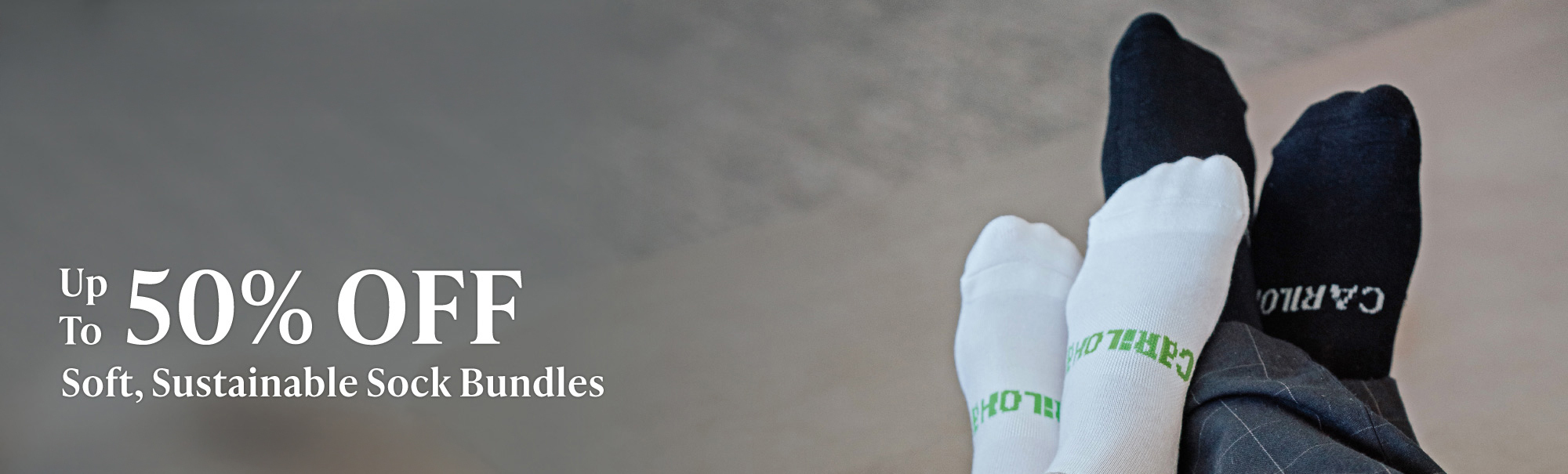 up to 50% off sock bundles