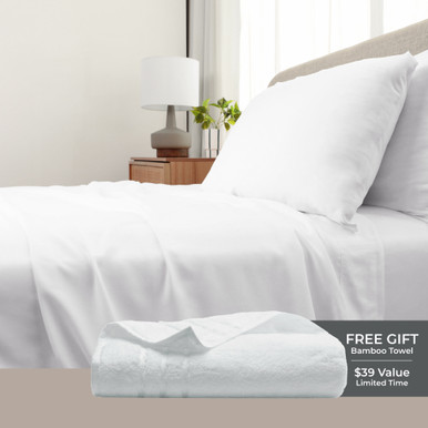 Cariloha Bed Sheets - King White