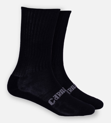 Bamboo Crew Socks - Black