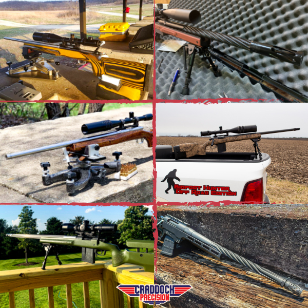 collage of rifle images 