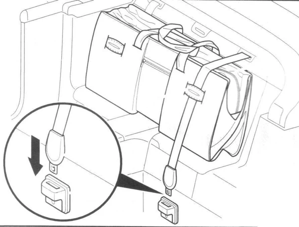 Mercedes-Benz SL R230 Rear Shelf Bag (2003–2012)