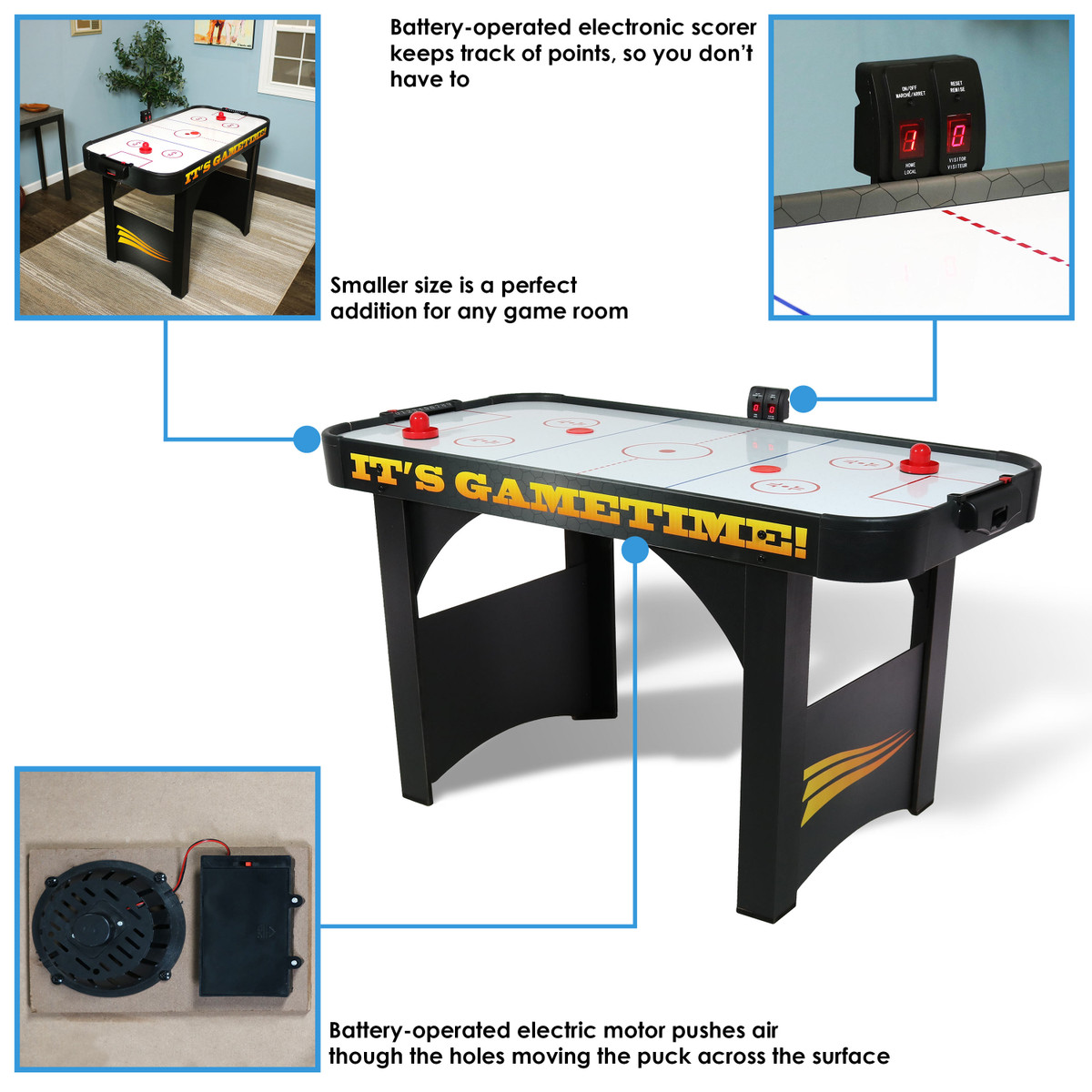 Set Of Two 3 Inch Paddles Games Air Hockey Replacement Paddles