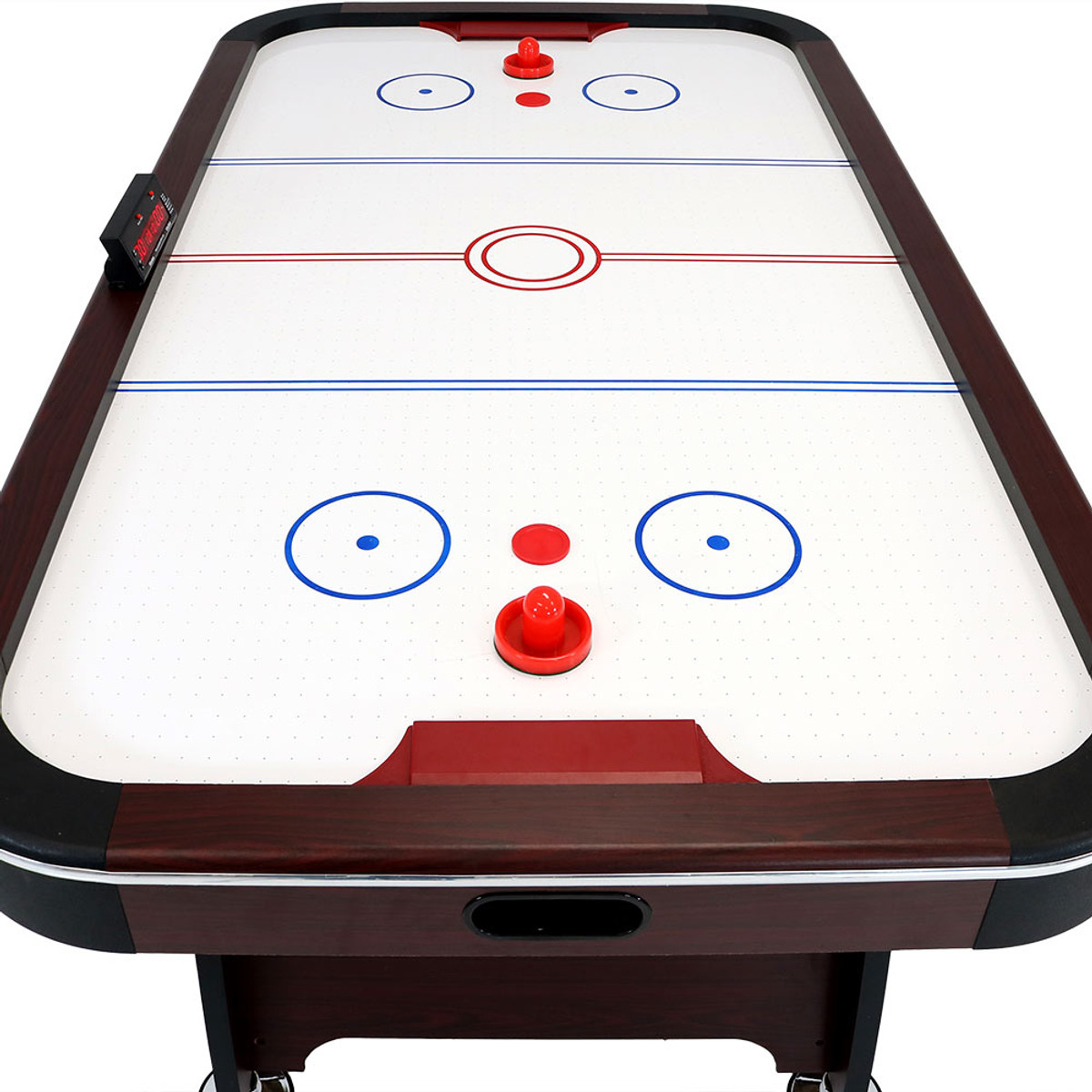 Sunnydaze 7 Foot Air Hockey Table With Scorer Game Tables