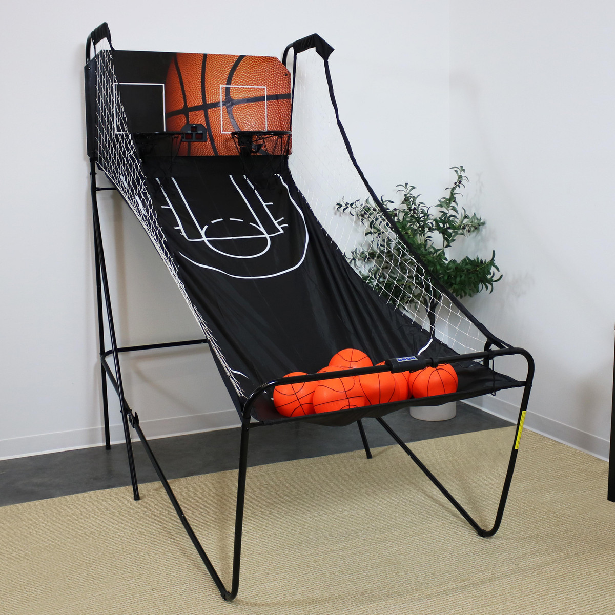 foldable basketball arcade game