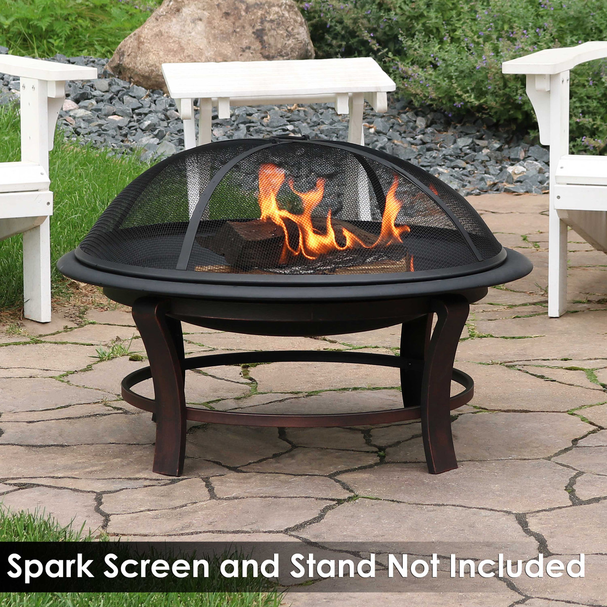 Sunnydaze Outdoor Replacement Fire Bowl For Diy Or Existing Fire Pits Steel With High Temperature Paint Finish Round Wood Burning Pit